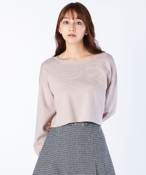 「LAISSE PASSE」 長袖ニット 38 ピンク レディース_画像4