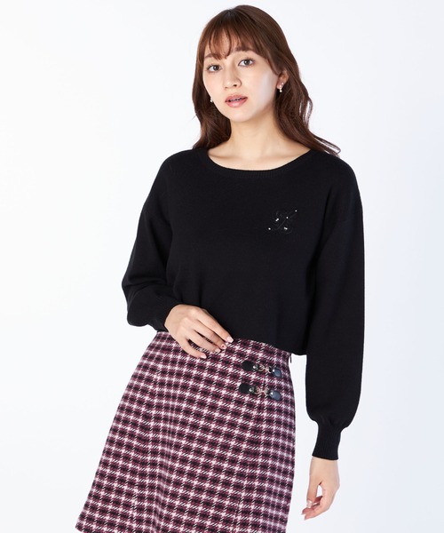 「LAISSE PASSE」 長袖ニット 38 ピンク レディース_画像5