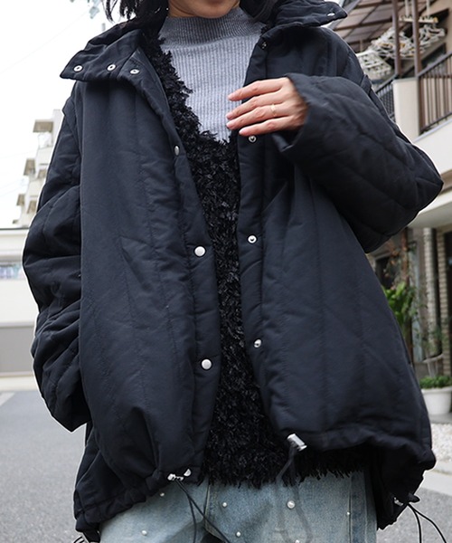 LUMIRA ダウンコート ダウンジャケット 2WAY中綿キルティングコート