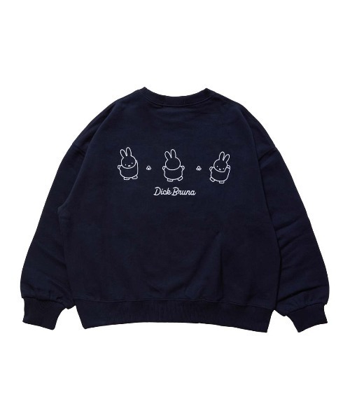 トレーナー スウェット miffy バックグラフィックトレーナー(ダンス トレーナー スウェット miffy バックグラフィックトレーナー(ダンス