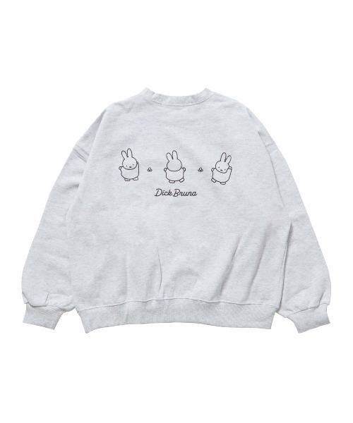 トレーナー スウェット miffy バックグラフィックトレーナー(ダンス