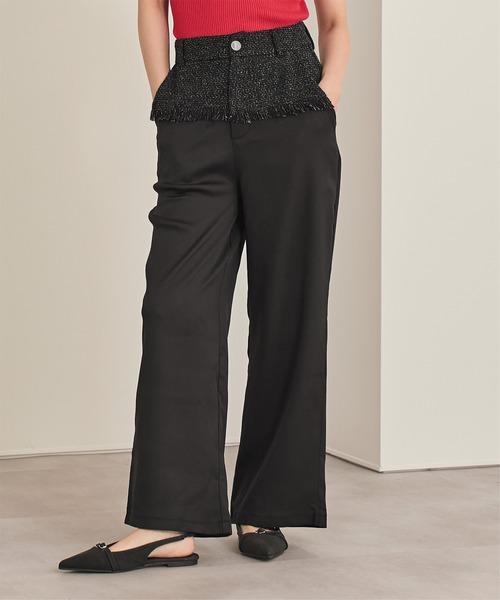 miette（ミエット） パンツ FREE ブラック レディース : ZOZOTOWN