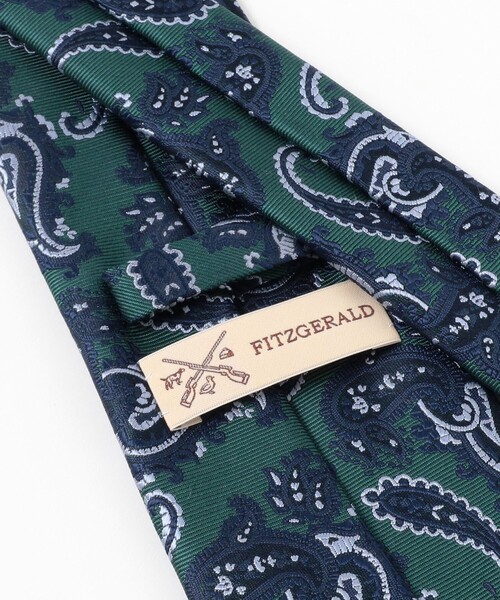 BEAMS F（ビームスF） ネクタイ FITZGERALD / シルク ペイズリー柄