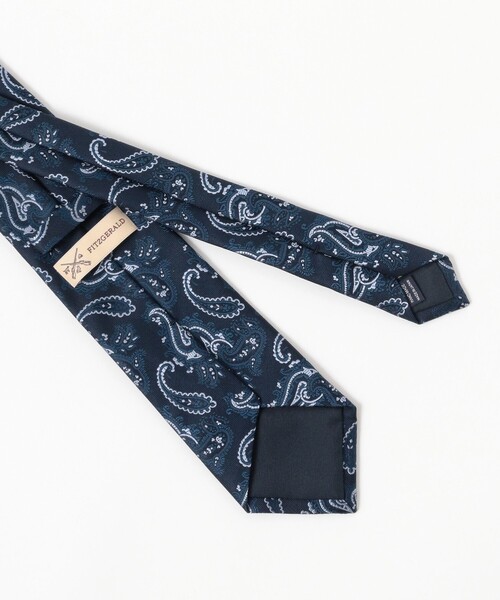 BEAMS F（ビームスF） ネクタイ FITZGERALD / シルク ペイズリー柄