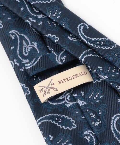BEAMS F（ビームスF） ネクタイ FITZGERALD / シルク ペイズリー柄
