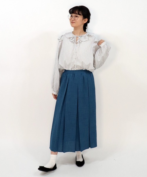 「haupia」 長袖ブラウス MEDIUM ピンク レディース_画像8