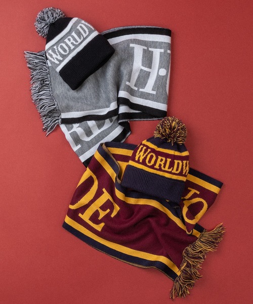 HUF（ハフ） マフラー HUF WORLDWIDE SCARF メンズ レディース