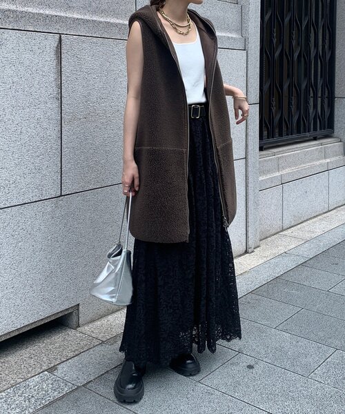 「DouDou」 コート FREE ベージュ レディース_画像2