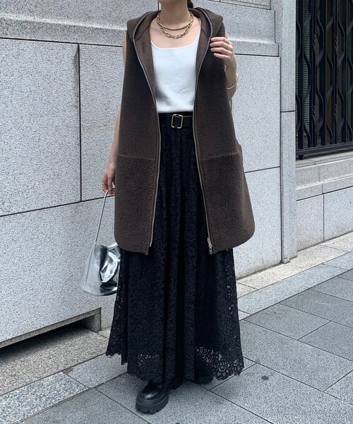 「DouDou」 コート FREE ベージュ レディース_画像3