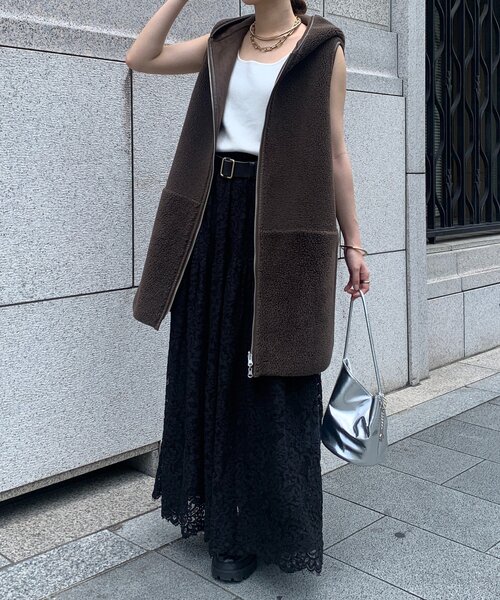 「DouDou」 コート FREE ベージュ レディース_画像4