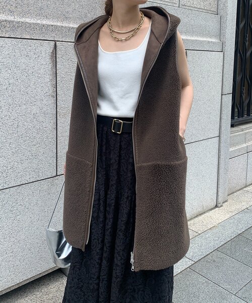 「DouDou」 コート FREE ベージュ レディース_画像7