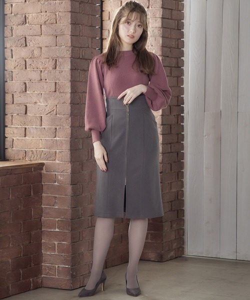 「12Twelve Agenda」 タイトスカート S ネイビー レディース_画像4