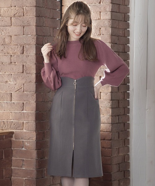 「12Twelve Agenda」 タイトスカート S ネイビー レディース_画像9