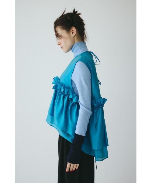 HeRIN.CYE ブラウス シャツ Flare hem blouse フレアヘムブラウス