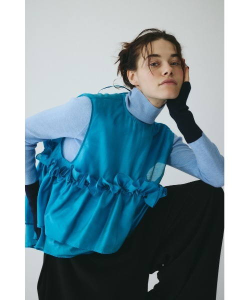 HeRIN.CYE ブラウス シャツ Flare hem blouse フレアヘムブラウス 