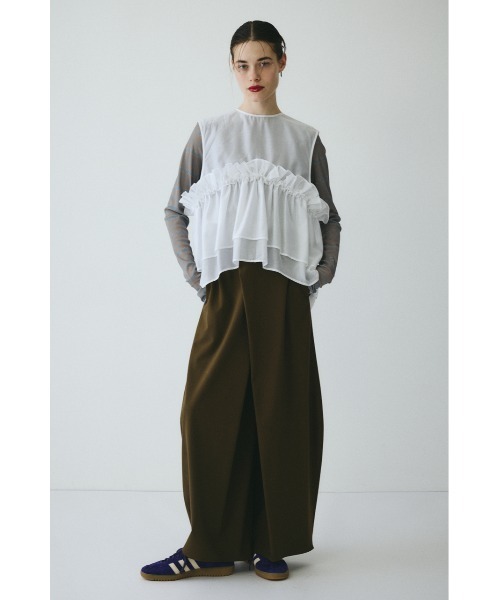 HeRIN.CYE ブラウス シャツ Flare hem blouse フレアヘムブラウス