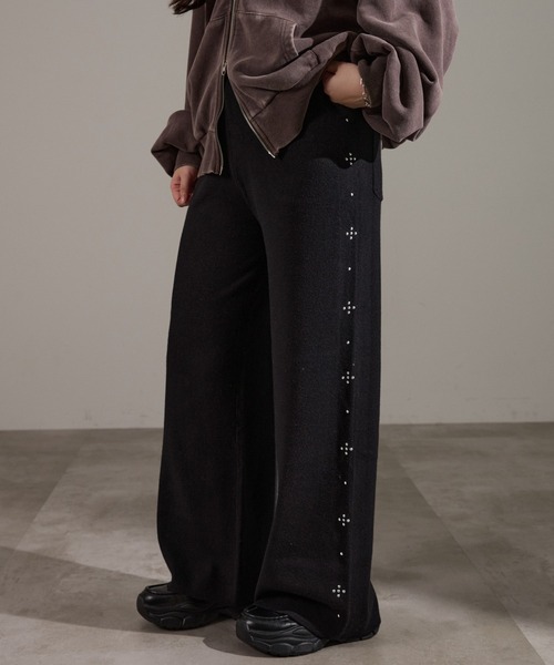 apres jour mignon（アプレジュールミニョン） パンツ スタッズ