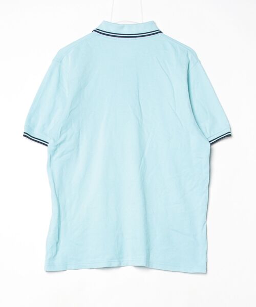 「FRED PERRY」 半袖ポロシャツ 42 ブルー メンズ_画像2