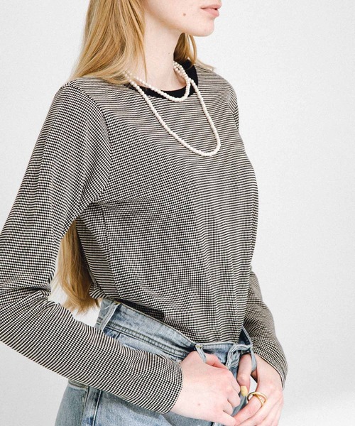 「URBAN RESEARCH Sonny Label」 長袖カットソー FREE ブラック レディース_画像2