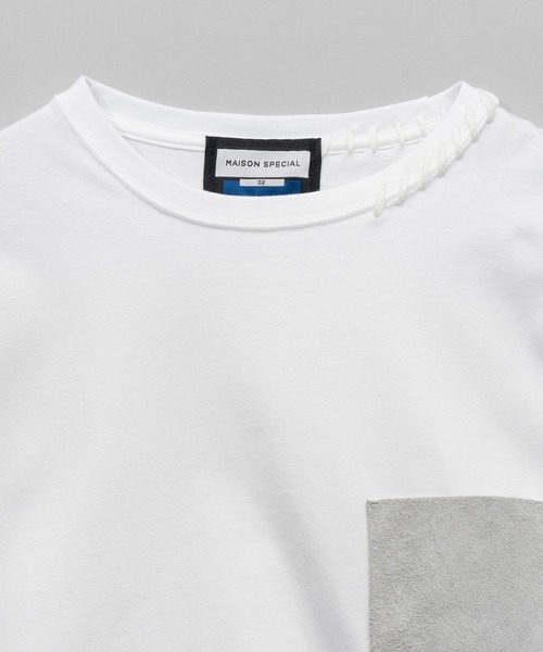「MAISON SPECIAL」 半袖Tシャツ 1 ブラック レディース_画像3