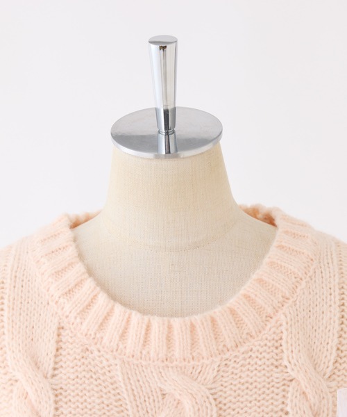 「one after another NICE CLAUP」 長袖ニット FREE ブラウン レディース_画像4