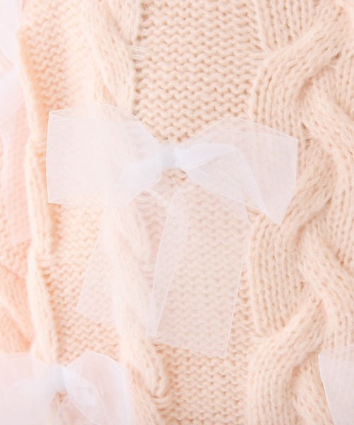 「one after another NICE CLAUP」 長袖ニット FREE ブラウン レディース_画像5