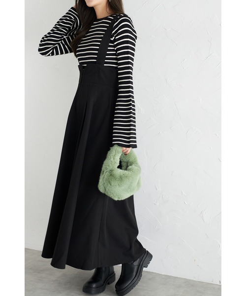 「&. NOSTALGIA」 スカート S チャコールグレー レディース_画像3