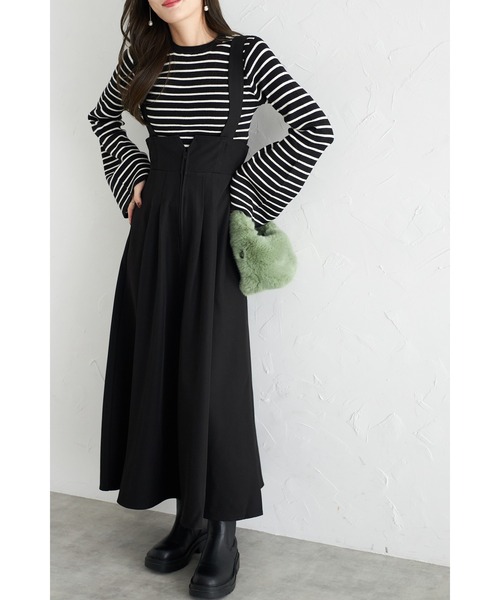 「&. NOSTALGIA」 スカート S チャコールグレー レディース_画像4