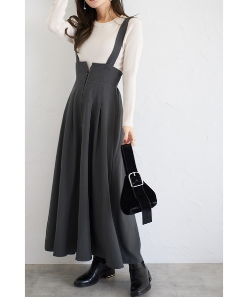 「&. NOSTALGIA」 スカート S チャコールグレー レディース_画像8