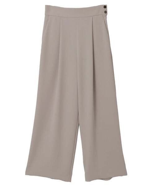 Liesse（リエス） パンツ タックワイドパンツ レディース : ZOZOTOWN