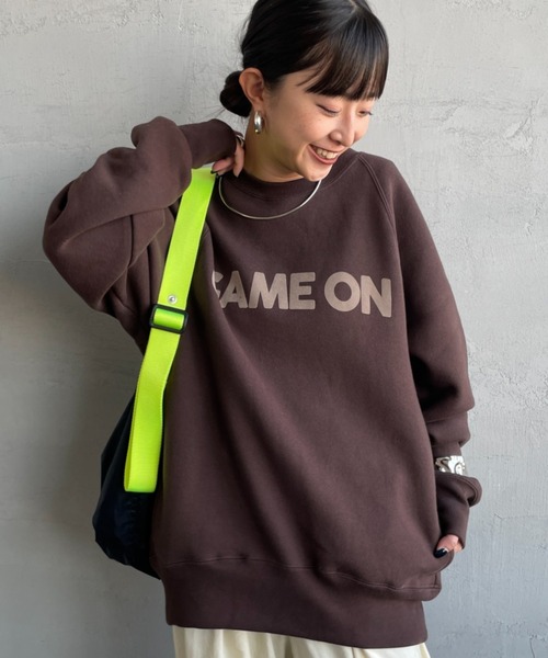 AMERICANA（アメリカーナ） トレーナー スウェット GAME ON フロッキー