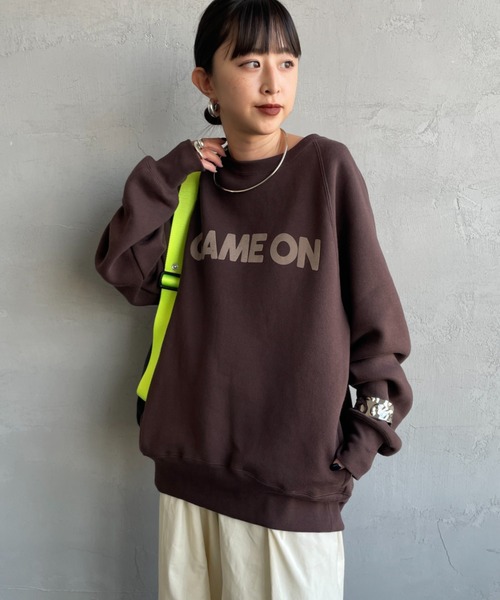 AMERICANA（アメリカーナ） トレーナー スウェット GAME ON フロッキー