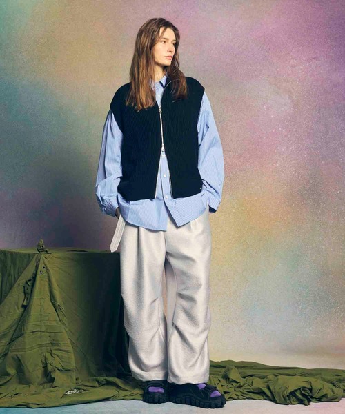 MAISON SPECIAL メゾンスペシャル トップス 2 ブラック メンズ MAISON SPECIAL（メゾンスペシャル） 長袖シャツ 2 ブラック メンズ