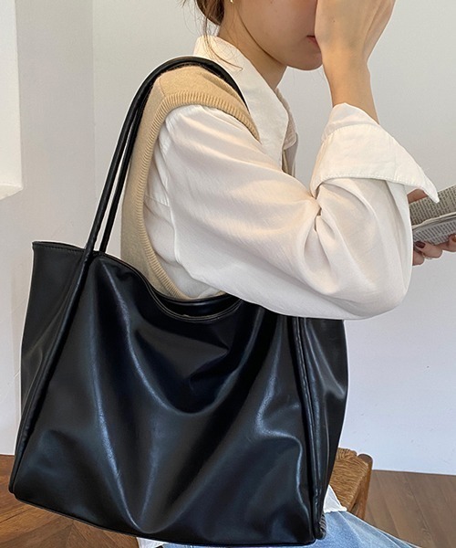 「NANEA」 トートバッグ フリー ブラウン レディース_画像3