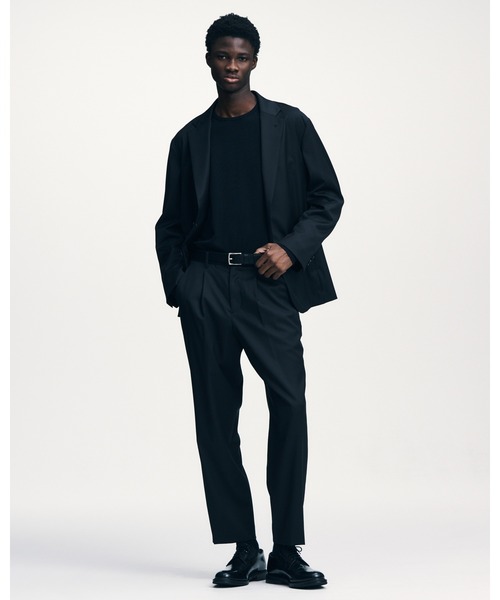 【美品】Loro Piana ネイビー ゴムウエスト スラックス MB ULTIMATE FABRIC フォーマルスラックス by Loro Piana |