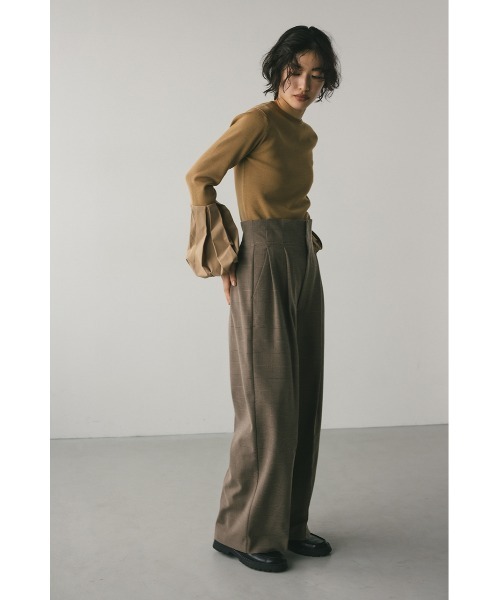 「STYLEMIXER」 長袖ニット FREE アイボリー レディース_画像4