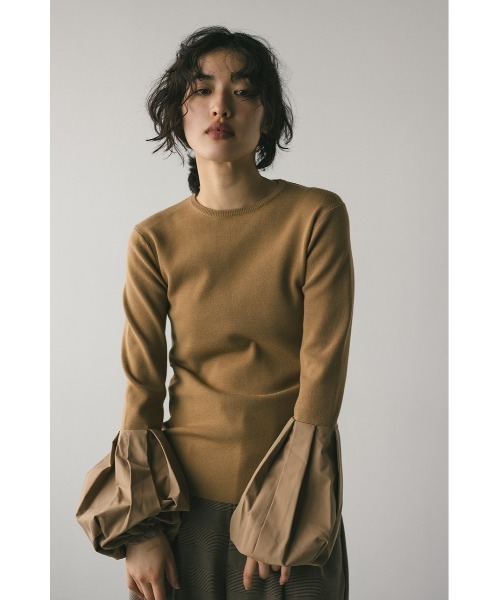 「STYLEMIXER」 長袖ニット FREE アイボリー レディース_画像5