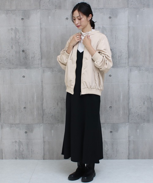 「Social GIRL」 ブルゾン M ブラック レディース_画像2