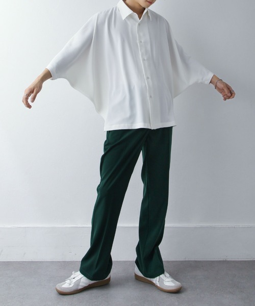 「Nilway」 長袖シャツ LARGE ライトグレー メンズ_画像3