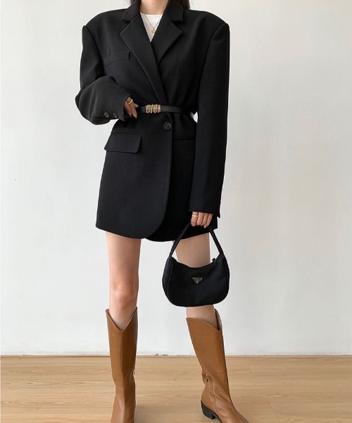 「SHEENA」 テーラードジャケット M グレー レディース_画像5