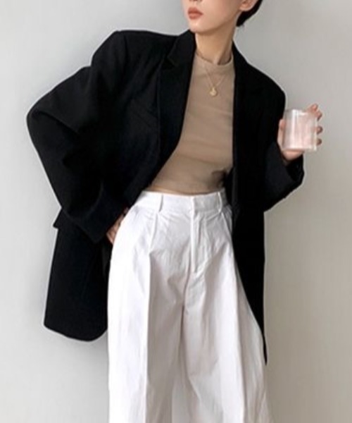 「SHEENA」 テーラードジャケット M グレー レディース_画像9