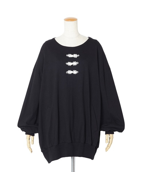 「ankoROCK」 長袖Tシャツ ONE SIZE ブラック メンズ_画像9