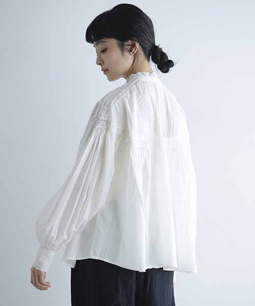 natural by clip レースフリルショートブラウス アイボリー 楽天市場】【SALE／50%OFF】《natural by clip》レースフリルショート