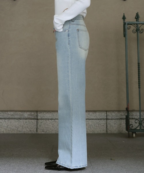 「Mili affinity」 デニムパンツ M size ブラック レディース_画像8