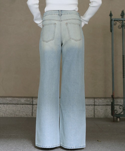 「Mili affinity」 デニムパンツ M size ブラック レディース_画像9