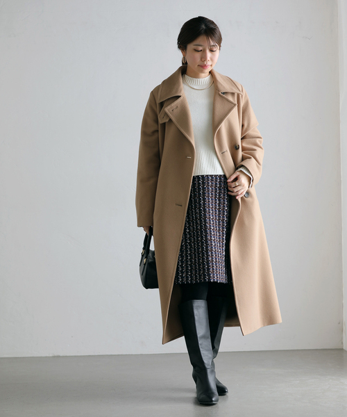 「La TOTALITE」 スカート 36 ネイビー レディース_画像5