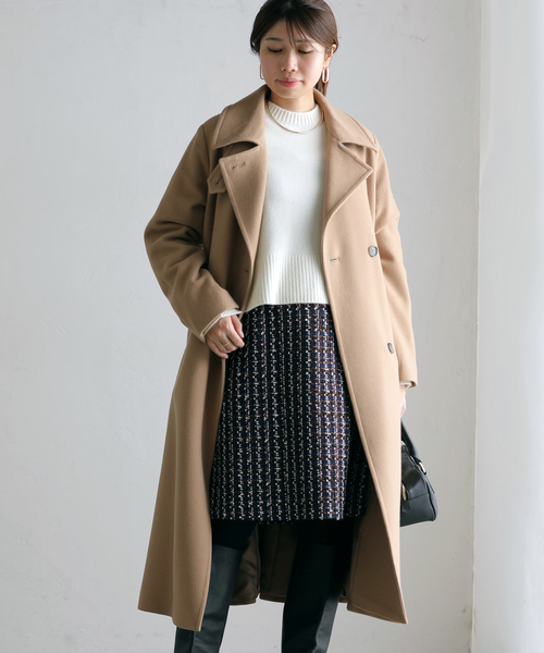 「La TOTALITE」 スカート 36 ネイビー レディース_画像6