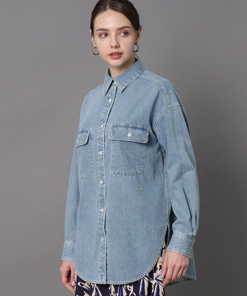 DRESSTERIOR（ドレステリア） 長袖シャツ 38 ブルー レディース