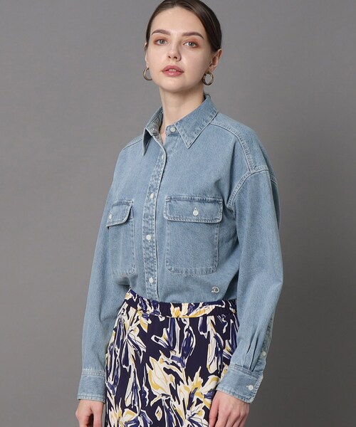 DRESSTERIOR（ドレステリア） 長袖シャツ 38 ブルー レディース