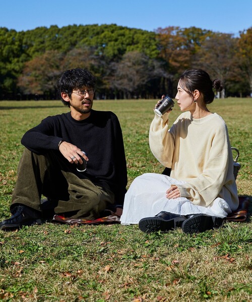 「FREAK'S STORE」 長袖ニット 0 ブラック メンズ_画像9